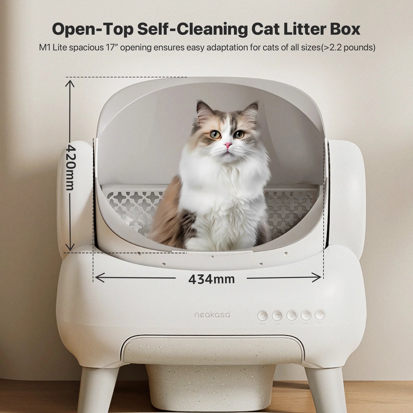 Neakasa M1 Lite Plus Self Cleaning Cat Litter Box