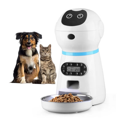 Automatic Timed Pet Feeder with Voice Recording