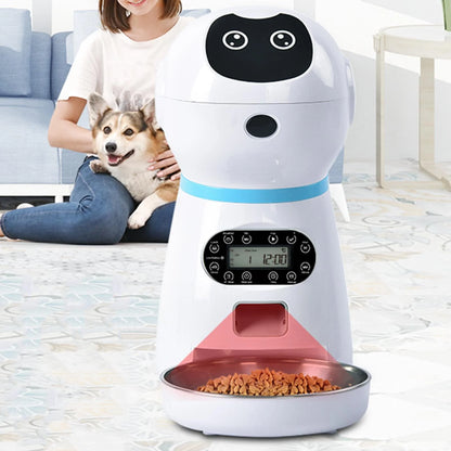 Automatic Timed Pet Feeder with Voice Recording