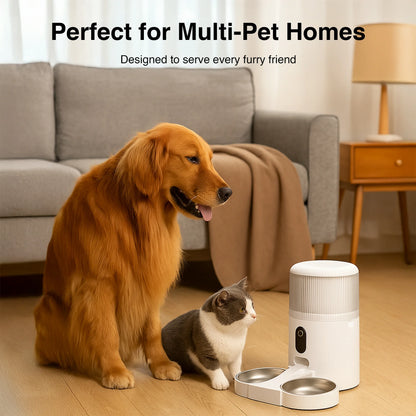 Instachew Purechew Sight Double Automatic Pet Feeder with Camera