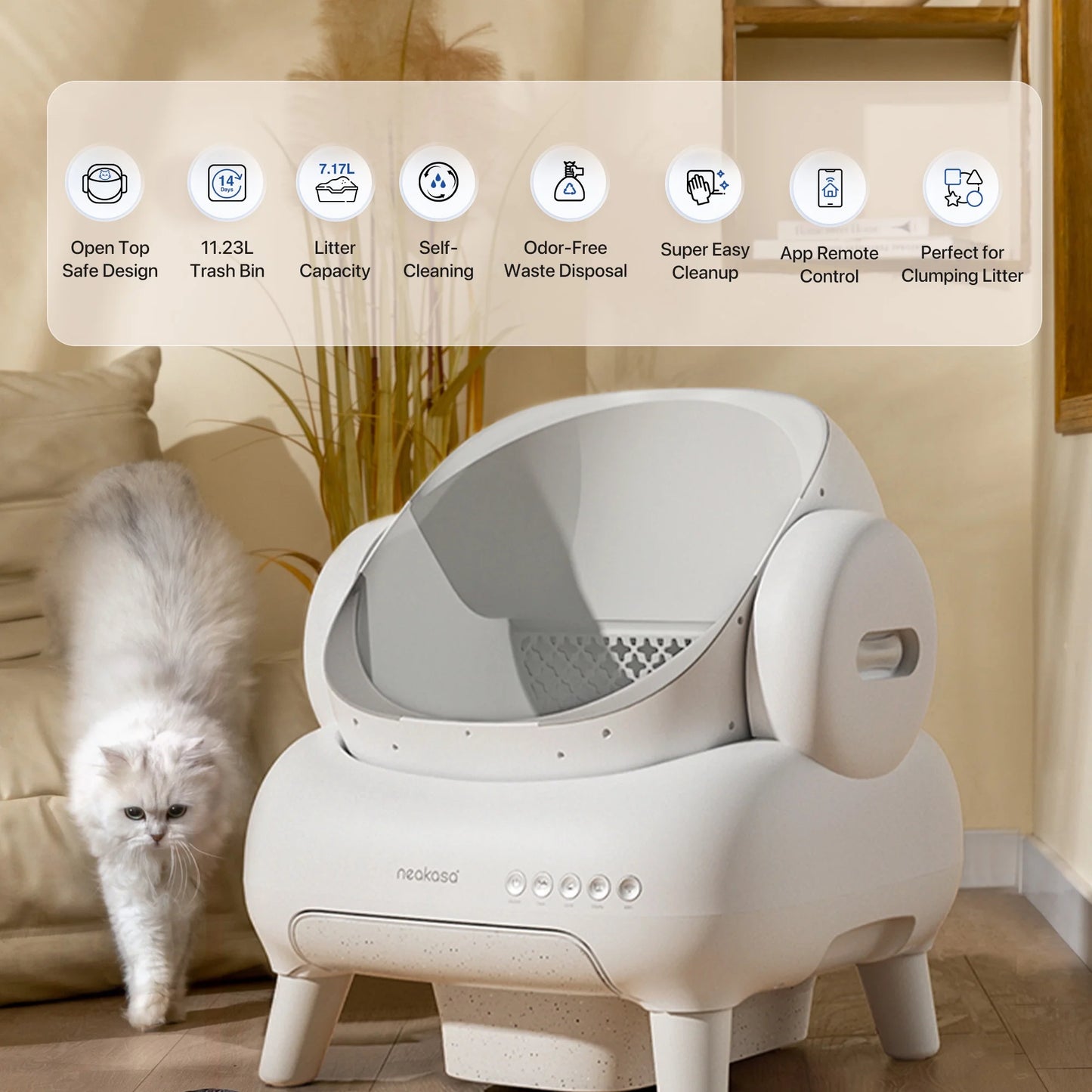Neakasa M1 Lite Plus Self Cleaning Cat Litter Box