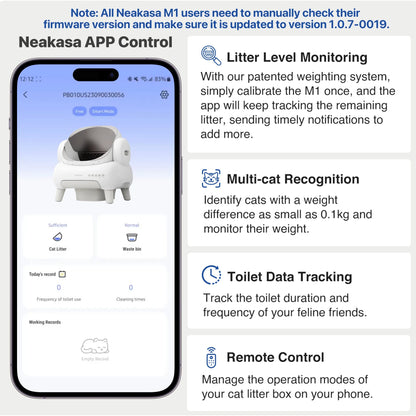 Neakasa M1 Lite Plus Self Cleaning Cat Litter Box
