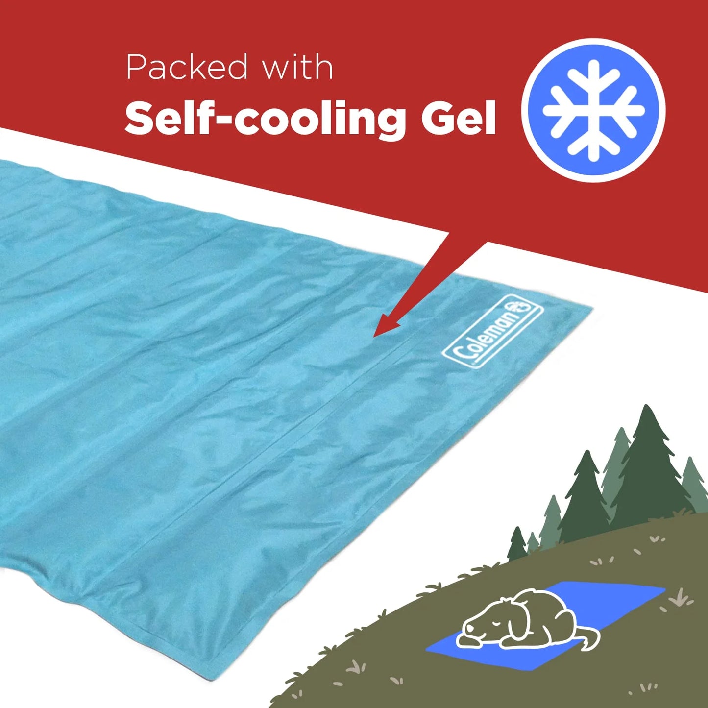 Coleman Comfort Cooling Gel Pet Pad