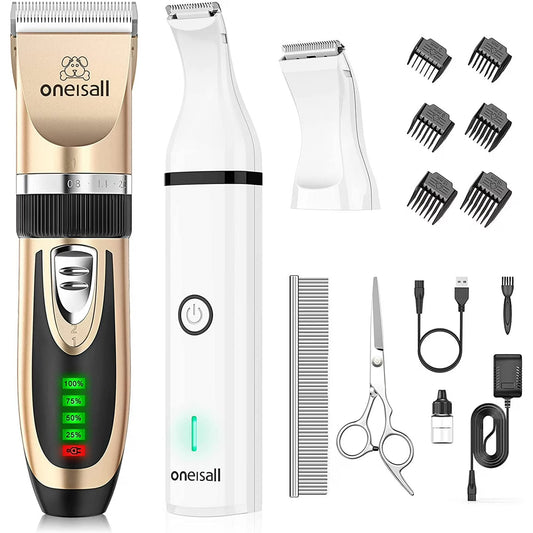 Oneisall Dog Clippers and Paw Trimmer Kit