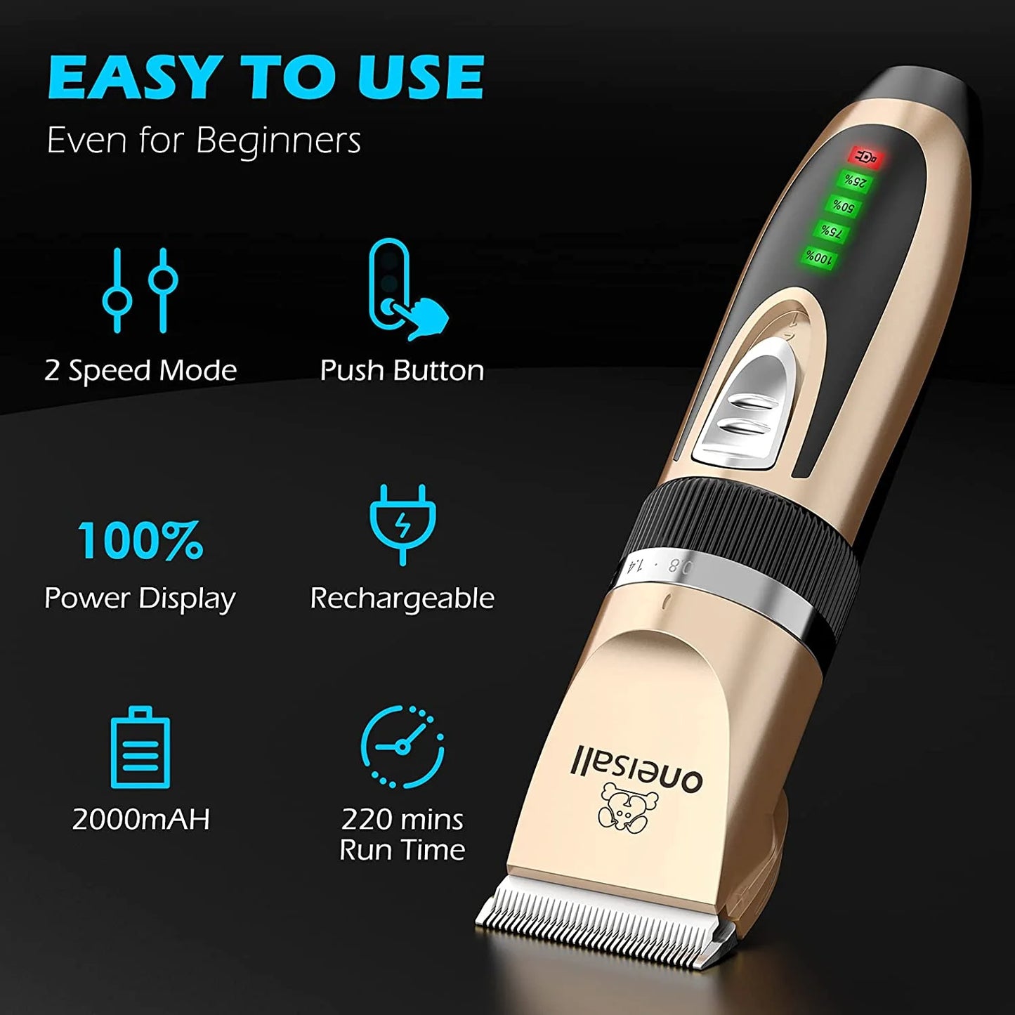 Oneisall Dog Clippers and Paw Trimmer Kit
