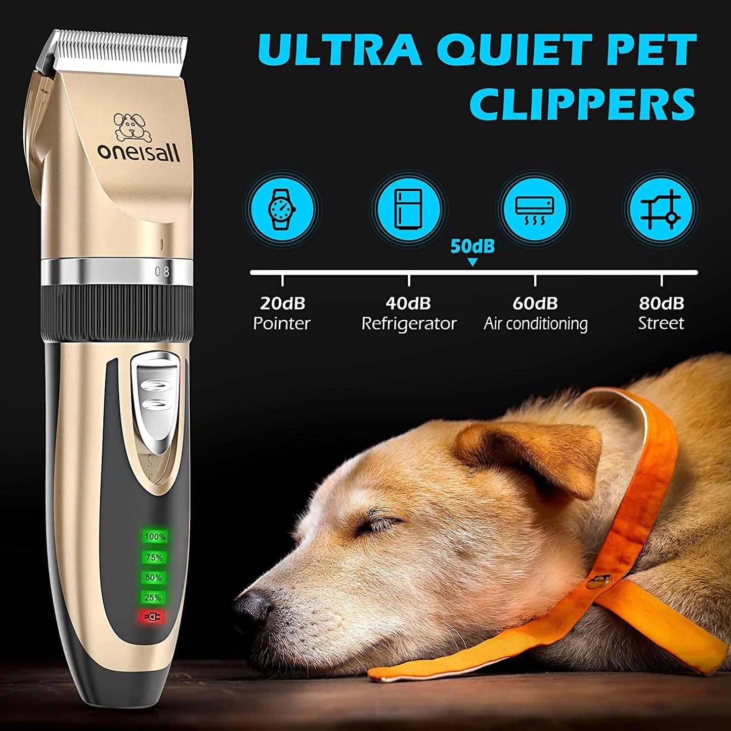 Oneisall Dog Clippers and Paw Trimmer Kit