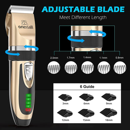 Oneisall Dog Clippers and Paw Trimmer Kit