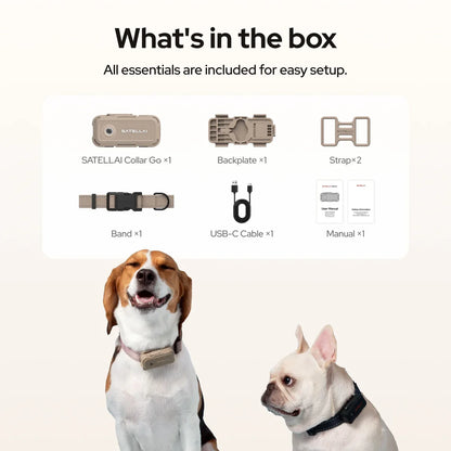 SATELLAI Collar Go GPS Smart Dog Collar