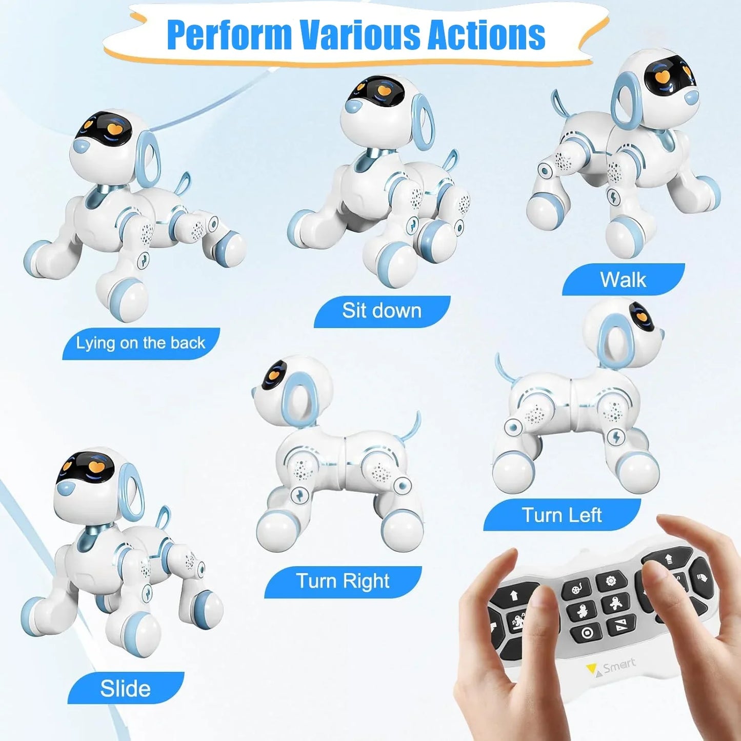 Lvelia Remote Control Robot Dog Toy