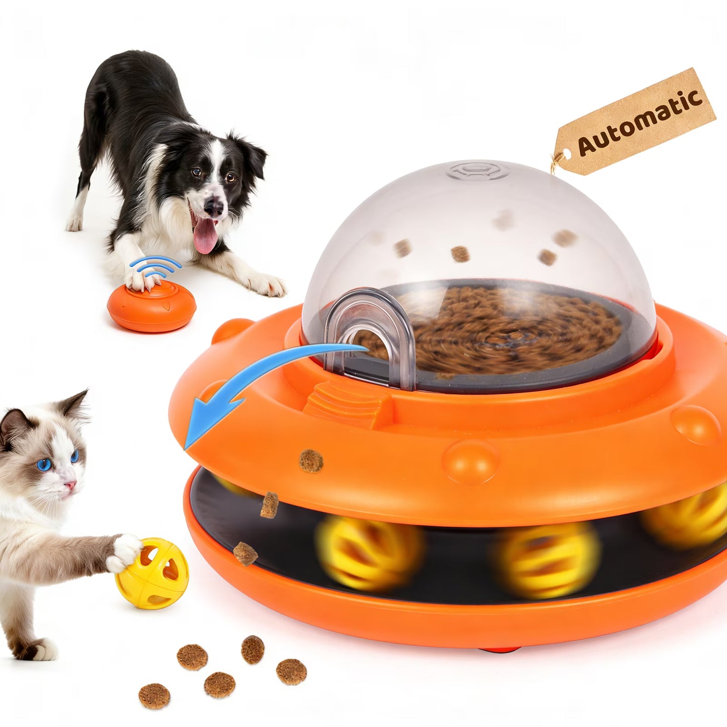URRU Interactive Treat Dispenser Puzzle Toy